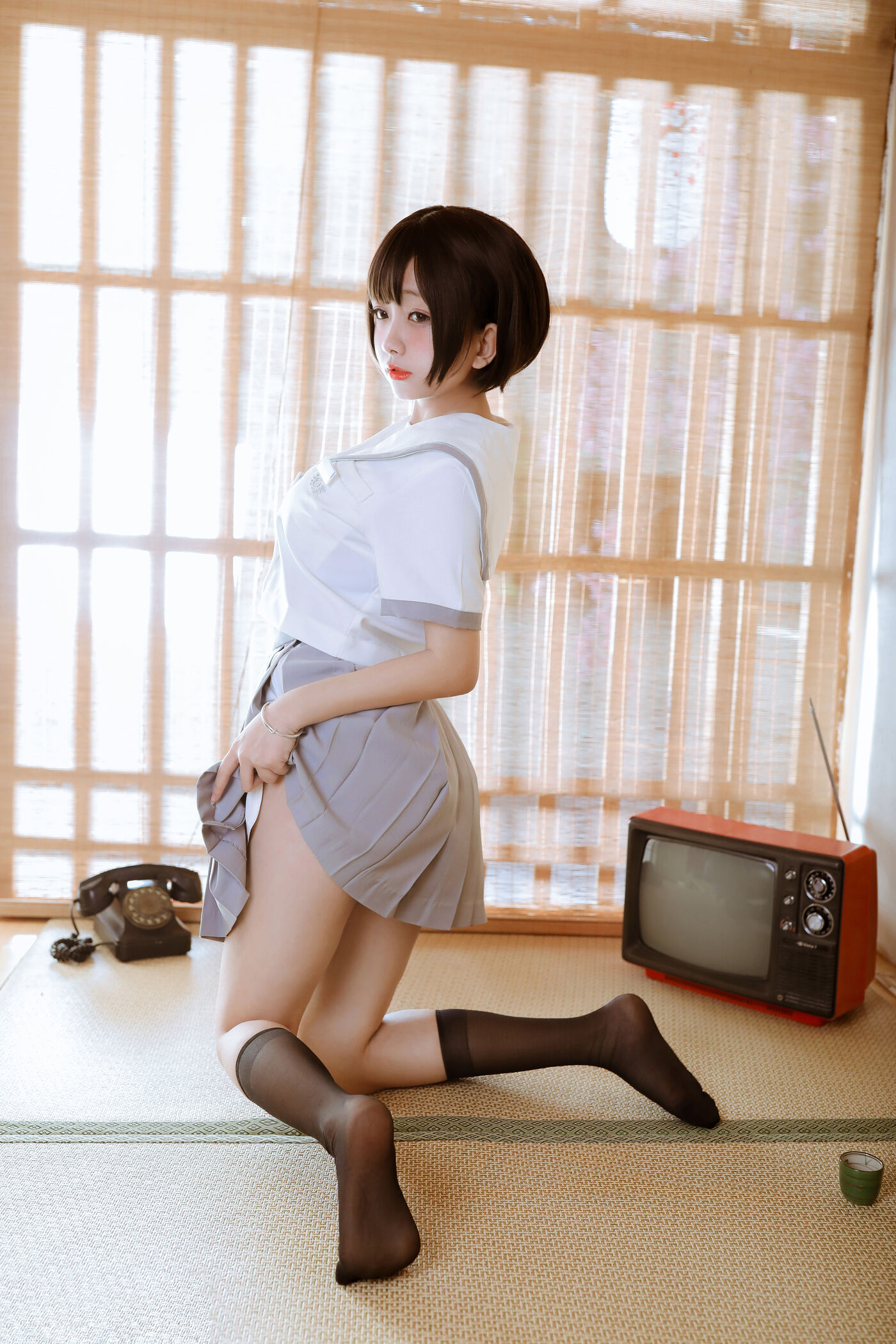 日奈娇 NO.010 和风jk[50P]插图4